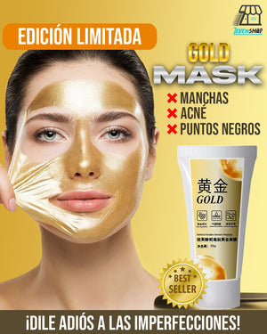 Mascarilla dorada de veneno de serpiente y retinol